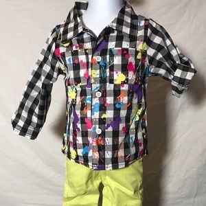 all about me graffiti pantset